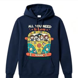 The B-Beatles Band Round Neck Hoodie Women's Hooded Hoodie European and American Rock Casual Hooded New in Hoodies & Sweatshirts