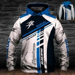 Suzuki 2026 Spring and Autumn Sportswear 3D Printed Men's and Women's Hoodies Hip-Hop Street Fashion Motorcycle Clothing