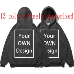 Your OWN Design Brand Logo/Picture Custom Men Women DIY Hoodies Sweatshirt Casual Hoody Clothing 14 Color Loose Fashion New 2023