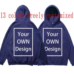 Your OWN Design Brand Logo/Picture Custom Men Women DIY Hoodies Sweatshirt Casual Hoody Clothing 14 Color Loose Fashion New 2023