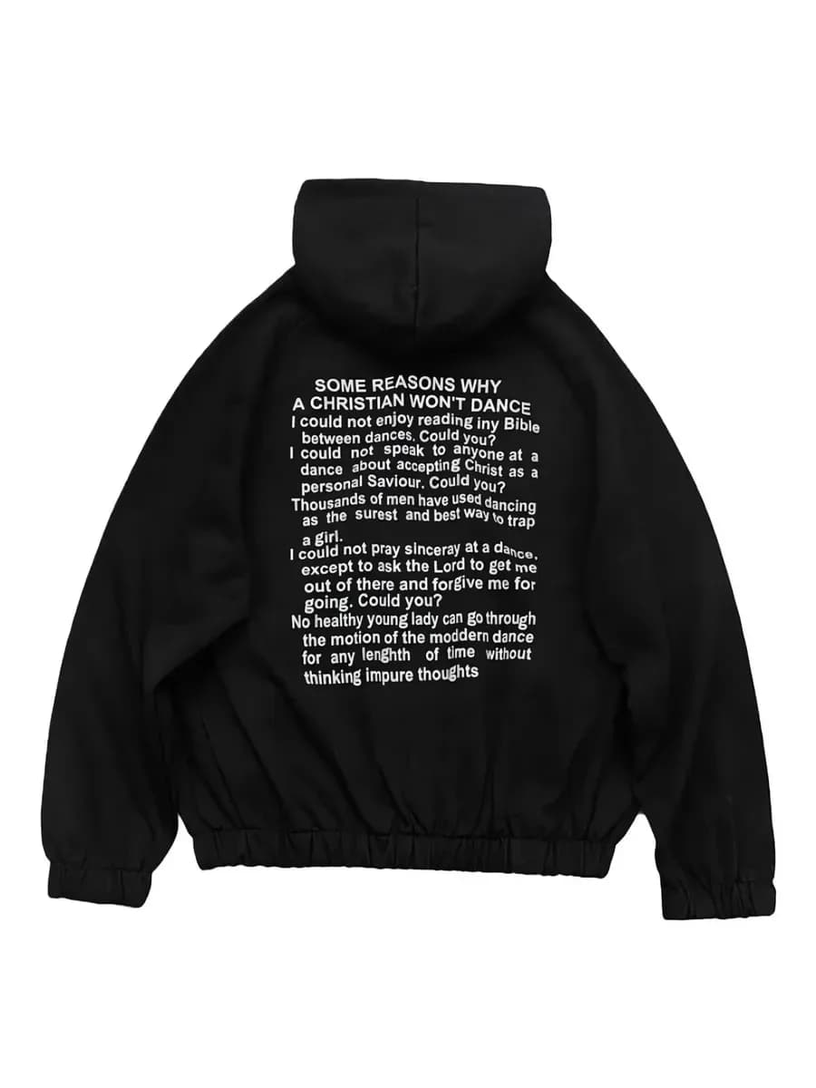 Y2k American Trendy Letter Printing Hoodies Men Grunge Hip Hop Streetwear Sweatshirt Tops Goth Oversized Hoodie Men Clothing