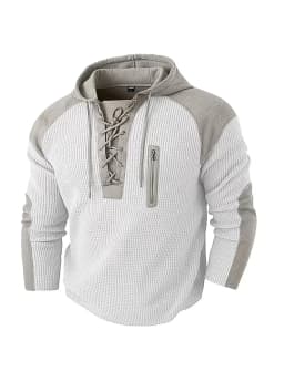 Autumn and Spring New Fashion Trend American Vintage Hooded Sports Sweatshirt Men's Casual Loose Plus Size High Quality Top
