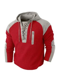 Autumn and Spring New Fashion Trend American Vintage Hooded Sports Sweatshirt Men's Casual Loose Plus Size High Quality Top