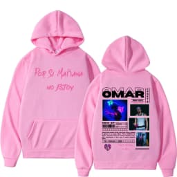 Omar Courtz Por Si Manana No Estoy 2026 Tour Hooded Men's Fashion Harajuku Retro Sweatshirt High Quality Fleece Oversized Hoodie