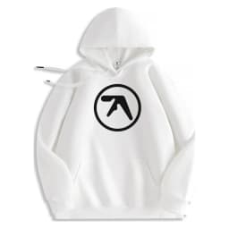 Punk Aphex Twin Print Sweatshirts Oversize Hip Hop Pullover Men Streetwear Harajuku Hoodies Goth Hooded Tops Winter Clothing Y2k