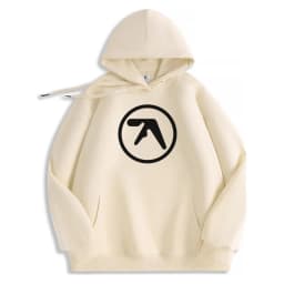 Punk Aphex Twin Print Sweatshirts Oversize Hip Hop Pullover Men Streetwear Harajuku Hoodies Goth Hooded Tops Winter Clothing Y2k