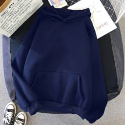 Men's and Women's Solid Color Sweatshirt Pocket Hoodies Sports Fitness Fashionable Casual Pullovers Hoodies Multi Color