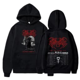 Ghostemane Double Sided Print Hoodie Men's Fashion Hip Hop Metal Rock Hoodies Gothic Oversized Sweatshirt Tracksuit Streetwear