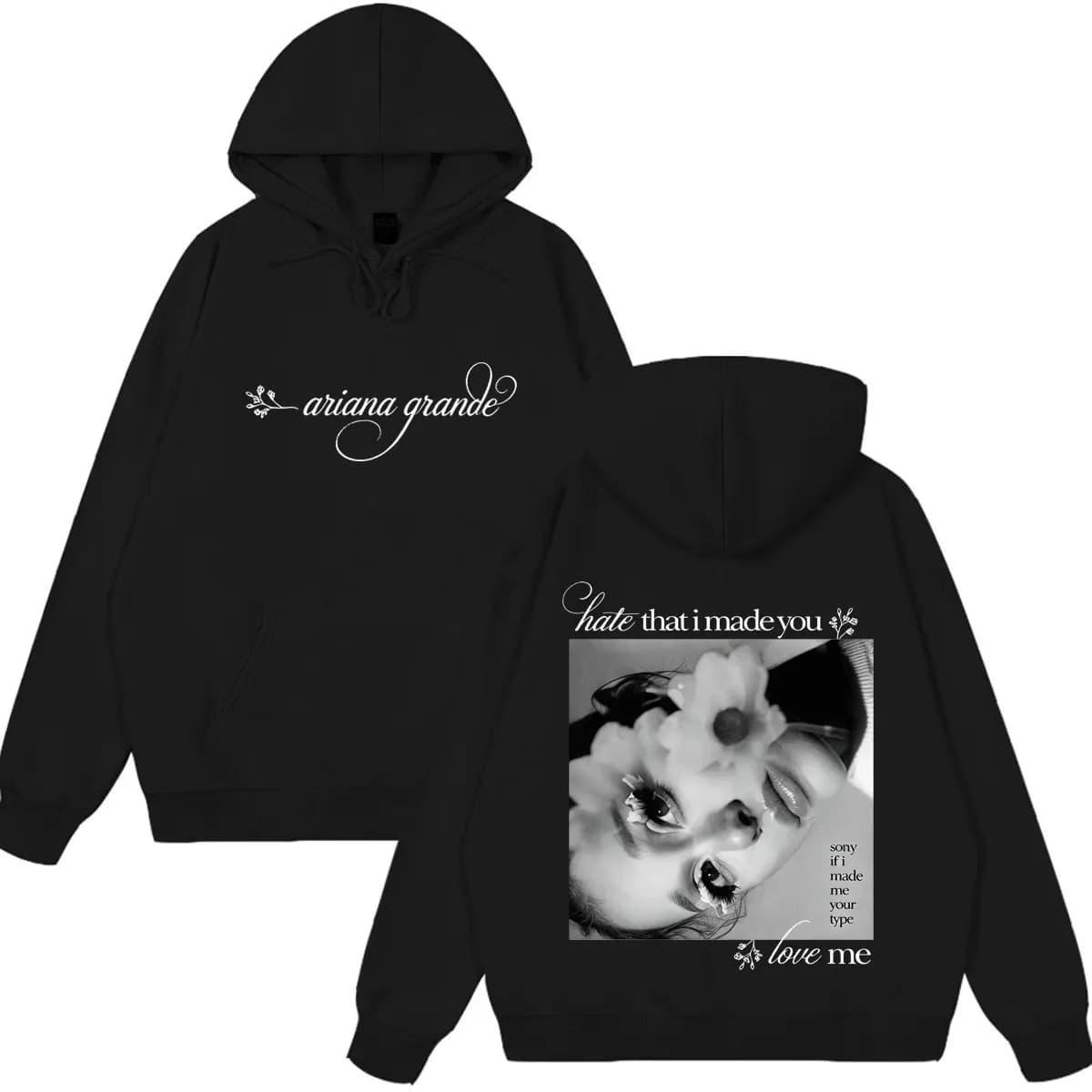 Ariana Grande Petal Album Tour 2026 Print Hoodie Men Women Fashion Clothing Pullover Winter Loose Casual Vintage Sweatshirt Tops