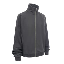 ZODF Fashion 2025 Autumn Man Solid 430gsm Zipper Hoodies For Men Unisex Heavy Weight Loose Stand Collar Coats HY1101