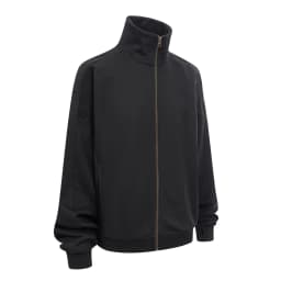 ZODF Fashion 2025 Autumn Man Solid 430gsm Zipper Hoodies For Men Unisex Heavy Weight Loose Stand Collar Coats HY1101