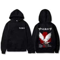Rapper Niro OX7 Album Graphic hoodie Men Women Hip Hop Fashion Pop Music sweatshirt Male Casual Cotton Vintage pullover hoodies