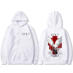 Rapper Niro OX7 Album Graphic hoodie Men Women Hip Hop Fashion Pop Music sweatshirt Male Casual Cotton Vintage pullover hoodies