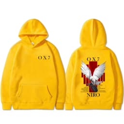Rapper Niro OX7 Album Graphic hoodie Men Women Hip Hop Fashion Pop Music sweatshirt Male Casual Cotton Vintage pullover hoodies