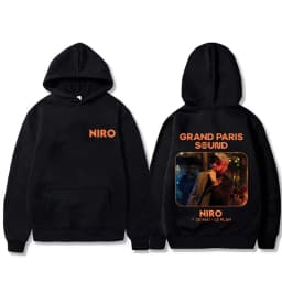 Rapper Niro OX7 Album Graphic hoodie Men Women Hip Hop Fashion Pop Music sweatshirt Male Casual Cotton Vintage pullover hoodies