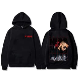 Rapper Niro OX7 Album Graphic hoodie Men Women Hip Hop Fashion Pop Music sweatshirt Male Casual Cotton Vintage pullover hoodies
