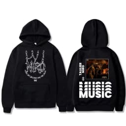 Rapper Niro OX7 Album Graphic hoodie Men Women Hip Hop Fashion Pop Music sweatshirt Male Casual Cotton Vintage pullover hoodies