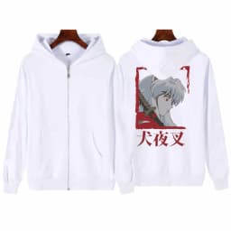 Japanese Anime InuYasha Men's Hoodies Harajuku Fashion Y2k Vintage Hip Hop Streetwear Casual Drawstring Oversized Sweatshirts