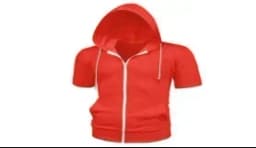 New 2026 Men's Casual Sweatshirts Short Sleeve Hoodies JacketS Solid Slim Zip Man SportS Tops Comfotable Outdoor Clothes for Men