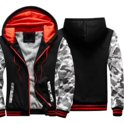 Men's Hoodie Winter Thick Warm Fleece Zipper Sweatshirts Casual Hoodies Daily Coat Sportwear Male Streetwear Hoodies Unisex