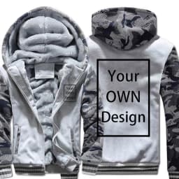 Your OWN Design Brand Logo/Picture Custom Men Women DIY Winter Thick Hoodies Sweatshirt Casual Hoody 24 Color Loose COAT