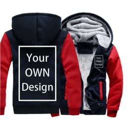 Your OWN Design Brand Logo/Picture Custom Men Women DIY Winter Thick Hoodies Sweatshirt Casual Hoody 24 Color Loose COAT