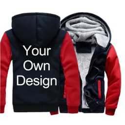 Your OWN Design Brand Logo/Picture Custom Men Women DIY Winter Thick Hoodies Sweatshirt Casual Hoody 24 Color Loose COAT