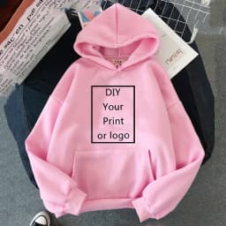 Custom Hoodie Printed Men Women Loose Casual Sweater Clothing Fashion Warm Fleece Hoodies Personality Customized Sweatshirt