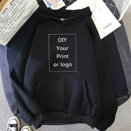 Custom Hoodie Printed Men Women Loose Casual Sweater Clothing Fashion Warm Fleece Hoodies Personality Customized Sweatshirt