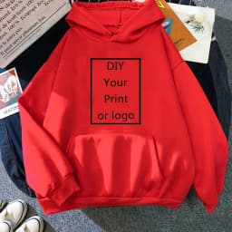 Custom Hoodie Printed Men Women Loose Casual Sweater Clothing Fashion Warm Fleece Hoodies Personality Customized Sweatshirt