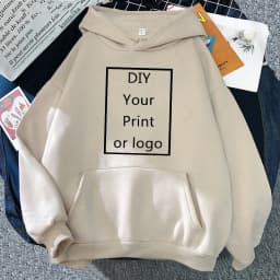 Custom Hoodie Printed Men Women Loose Casual Sweater Clothing Fashion Warm Fleece Hoodies Personality Customized Sweatshirt