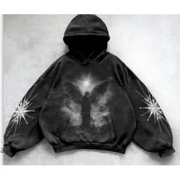 Dark Series Men's Hoodie Sweatshirt Casual Sports Wear Long Sleeve Drawstring Hooded Pullover