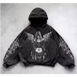 Dark Series Men's Hoodie Sweatshirt Casual Sports Wear Long Sleeve Drawstring Hooded Pullover