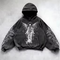 Dark Series Men's Hoodie Sweatshirt Casual Sports Wear Long Sleeve Drawstring Hooded Pullover