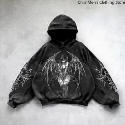 Dark Series Men's Hoodie Sweatshirt Casual Sports Wear Long Sleeve Drawstring Hooded Pullover