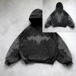 Dark Series Men's Hoodie Sweatshirt Casual Sports Wear Long Sleeve Drawstring Hooded Pullover