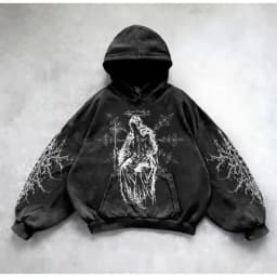 Dark Series Men's Hoodie Sweatshirt Casual Sports Wear Long Sleeve Drawstring Hooded Pullover