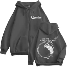 Extremoduro Tour 2025 Album Zipper Hoodies Unisex Rock Hip Hop Pop Music Zip Up Sweatshirt Casual Loose Long Sleeve Jacket Hoody