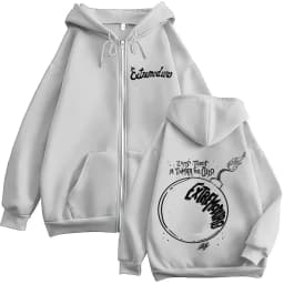 Extremoduro Tour 2025 Album Zipper Hoodies Unisex Rock Hip Hop Pop Music Zip Up Sweatshirt Casual Loose Long Sleeve Jacket Hoody