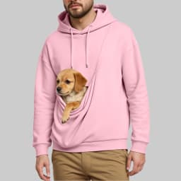 New Hooded Sweatshirts For Men Unisex Cat And Dog Bag Hooded Sweatshirt Pocket Pet Bag Holder Pullover Hoodies Men Apparel
