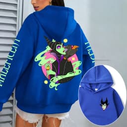 Villains Maleficent Men Hoodie Cartoon Anime Women Pullover Tops 2026 New Casual Autumn Winter Couple Oversized Sweatshirts