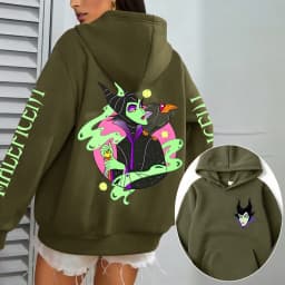 Villains Maleficent Men Hoodie Cartoon Anime Women Pullover Tops 2026 New Casual Autumn Winter Couple Oversized Sweatshirts