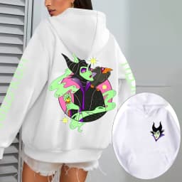 Villains Maleficent Men Hoodie Cartoon Anime Women Pullover Tops 2026 New Casual Autumn Winter Couple Oversized Sweatshirts