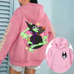 Villains Maleficent Men Hoodie Cartoon Anime Women Pullover Tops 2026 New Casual Autumn Winter Couple Oversized Sweatshirts