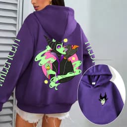 Villains Maleficent Men Hoodie Cartoon Anime Women Pullover Tops 2026 New Casual Autumn Winter Couple Oversized Sweatshirts