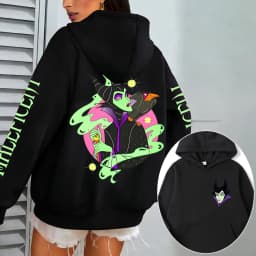 Villains Maleficent Men Hoodie Cartoon Anime Women Pullover Tops 2026 New Casual Autumn Winter Couple Oversized Sweatshirts