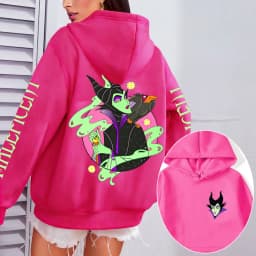 Villains Maleficent Men Hoodie Cartoon Anime Women Pullover Tops 2026 New Casual Autumn Winter Couple Oversized Sweatshirts