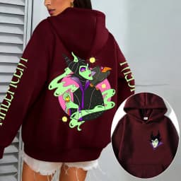 Villains Maleficent Men Hoodie Cartoon Anime Women Pullover Tops 2026 New Casual Autumn Winter Couple Oversized Sweatshirts