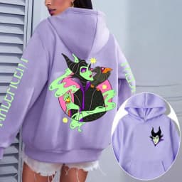 Villains Maleficent Men Hoodie Cartoon Anime Women Pullover Tops 2026 New Casual Autumn Winter Couple Oversized Sweatshirts