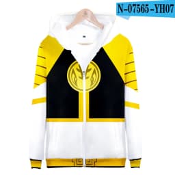 Hot Sales Autumn Winter Sweatshirts Mighty Morphin 3D Digital Printing Hoodies Men Kids Fashion Streetwear Hoodie Casual Jacket